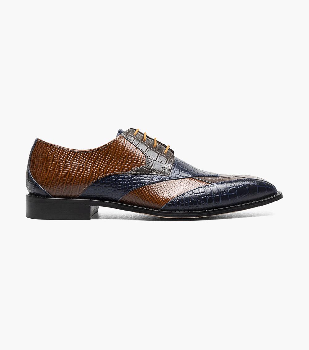 Stacy Adams Tristano Modified Bike Toe Oxford Men’s Dress Shoes