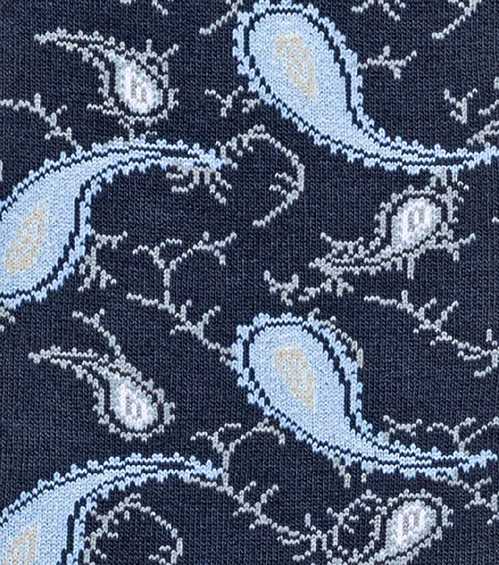 Stacy Adams Two Tone Paisley Men’s Crew Dress Sock Men’s Socks