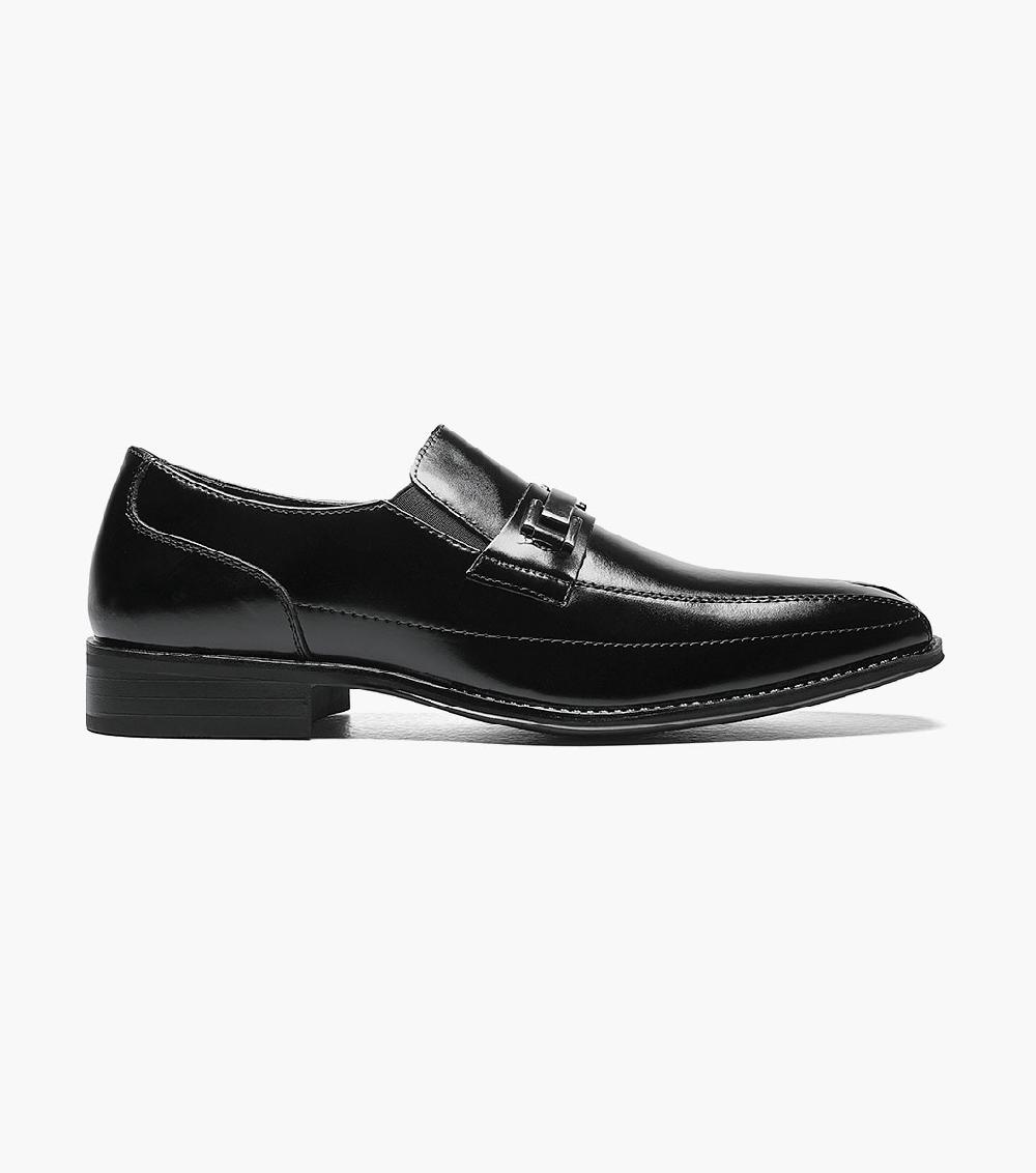 Stacy Adams Wakefield Bike Toe Bit Slip On Men’s Dress Shoes