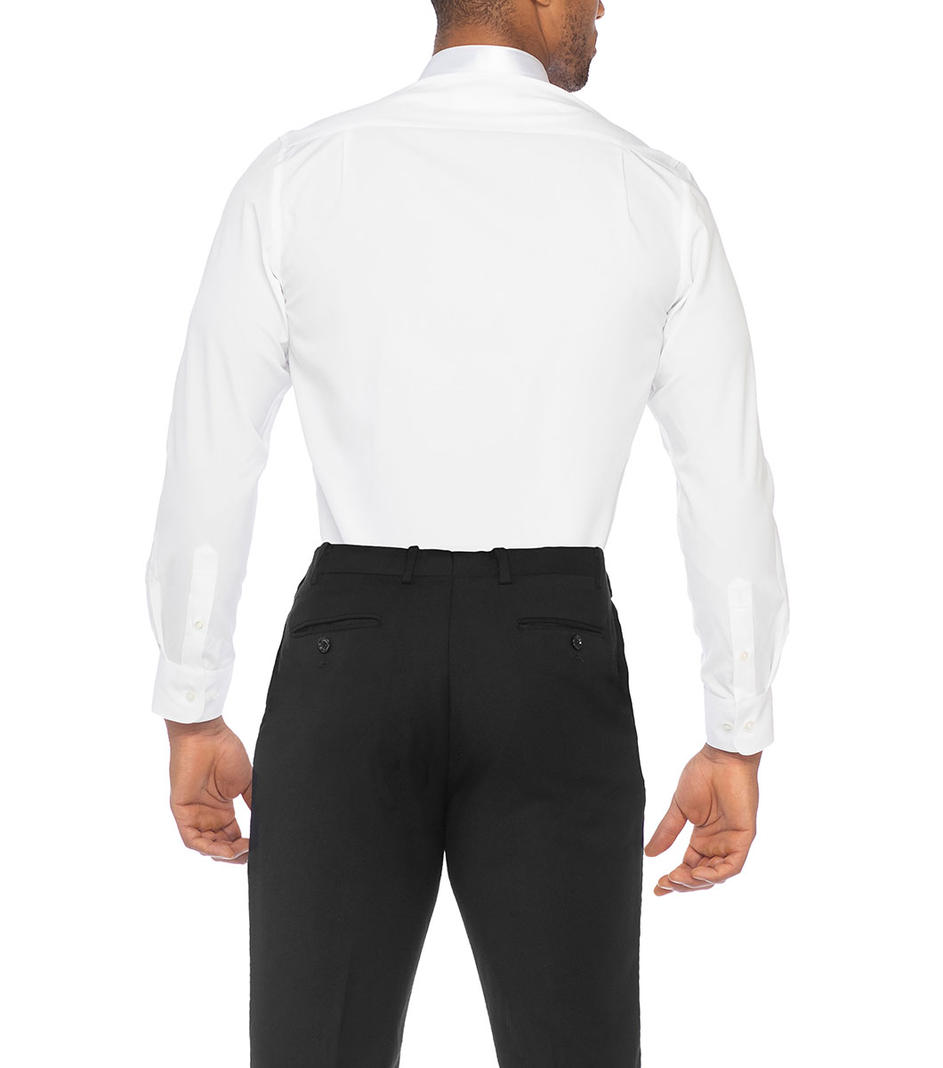 Stacy Adams Walsh Dress Shirt Band Collar Dress Shirts