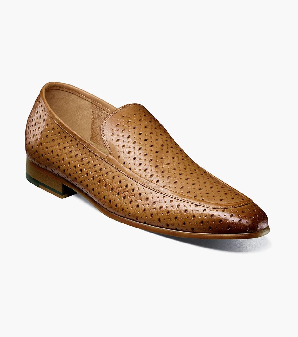 stacy adams Winden Moc Toe Perf Slip On Men’s Dress Shoes