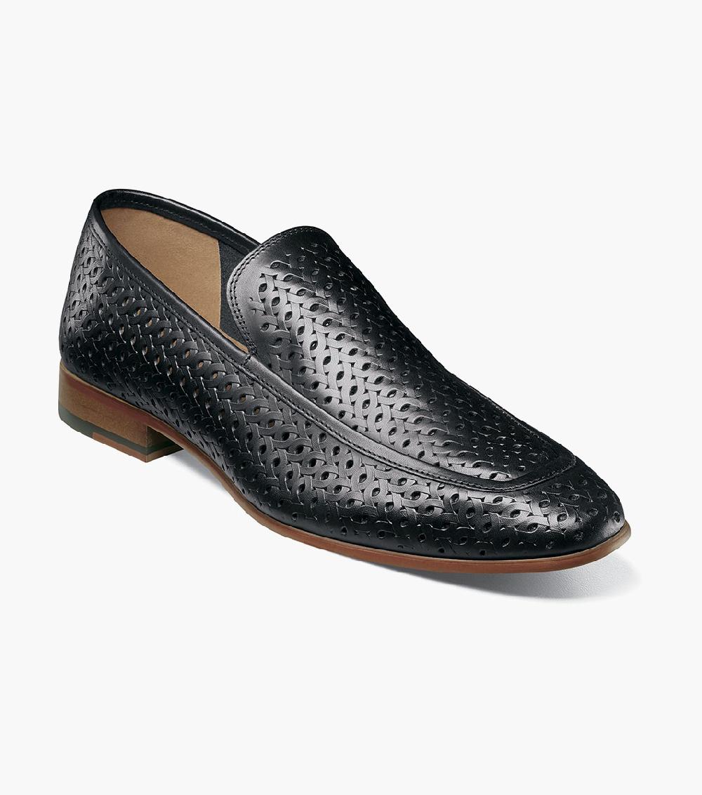 stacy adams Winden Moc Toe Perf Slip On Men’s Dress Shoes