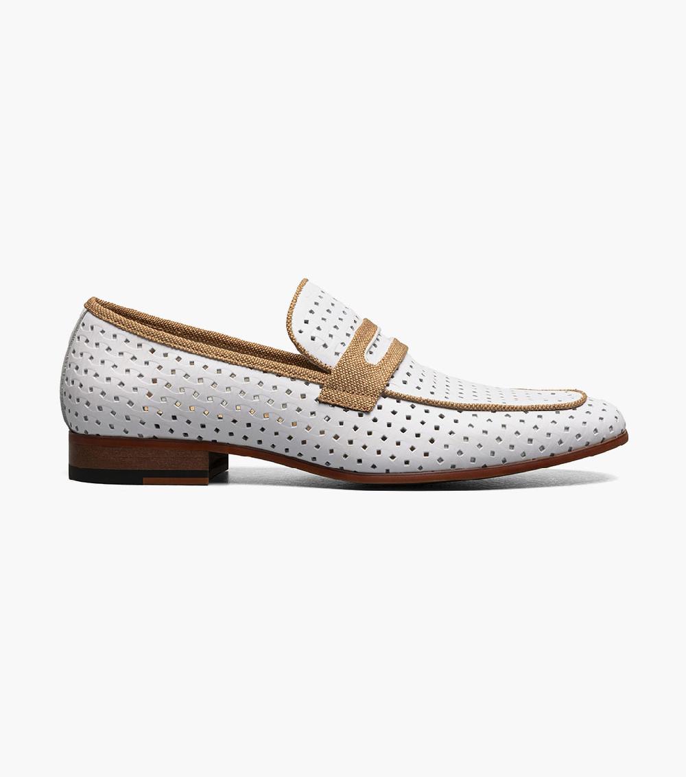 Stacy Adams Winstead Moc Toe Saddle Slip On Clearance Men’s Shoes