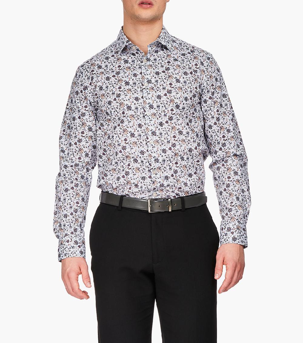 stacy adams Wolston Dress Shirt Spread Collar Dress Shirts