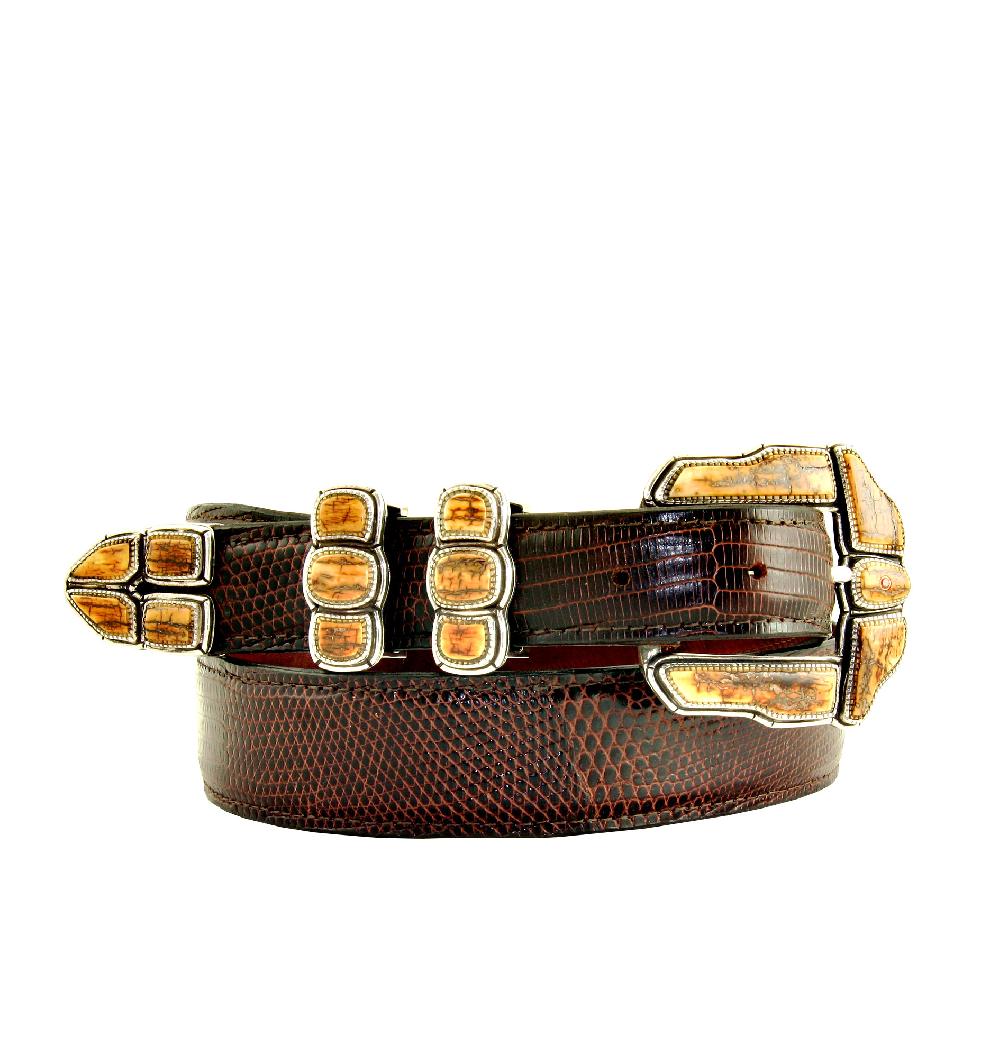 stallion boots & leather goods Brown Lizard