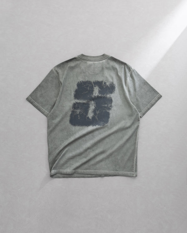 Stampd Broken Ice Transit Relaxed Tee - Oil Washed Iron Grey