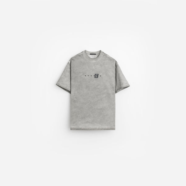stampd Broken Ice Transit Relaxed Tee - Oil Washed Iron Grey