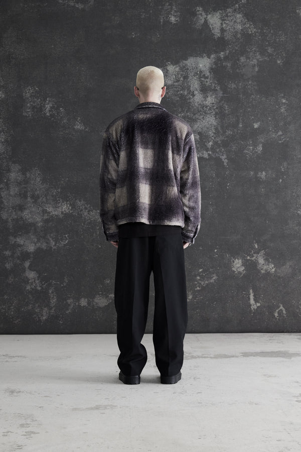Stampd Camo Plaid Cropped Sherpa Buttondown Camo Plaid