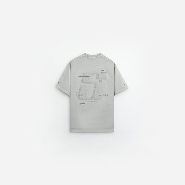 Stampd Cement Transit Relaxed Tee - Vintage Washed Fog