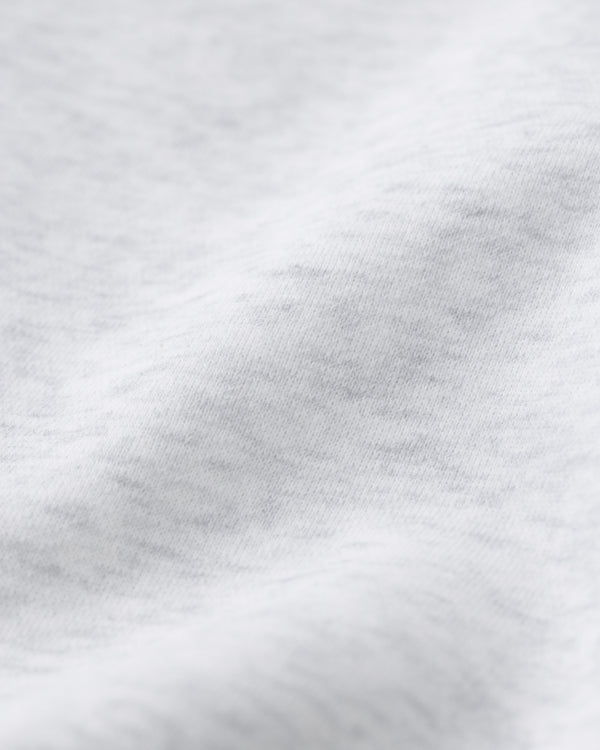 Stampd Cropped Fleece Crewneck Oatmeal Heather Grey