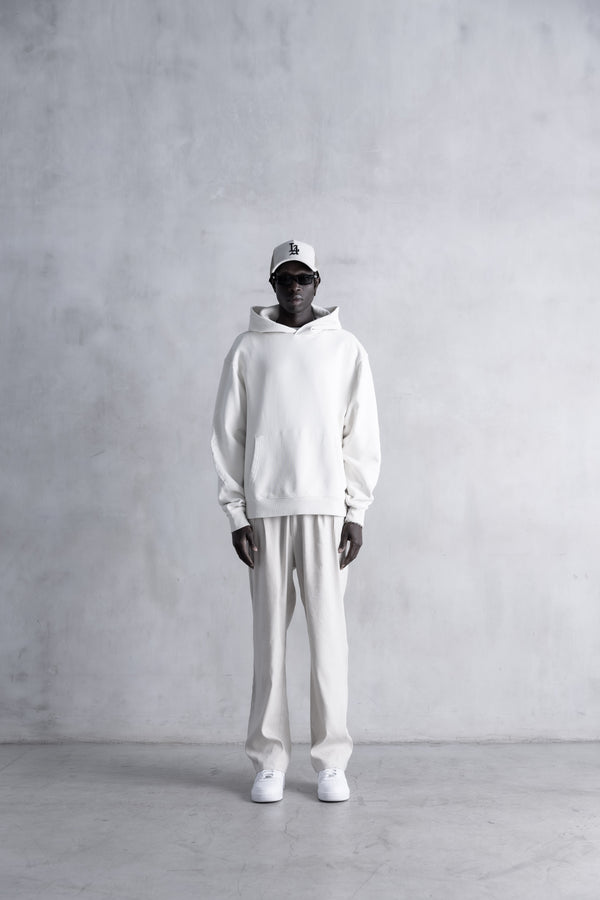 Stampd Neo Tribal Core Hoodie - Garment Dyed Dust White