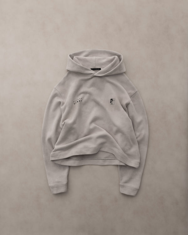 Stampd S24 Transit Tie Dye Cropped Hoodie Sand Storm Tie Dye