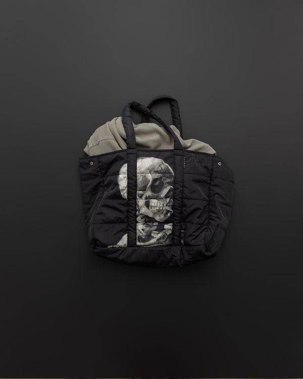 Stampd Skeleton Oversized Puffer Tote Skeleton Print