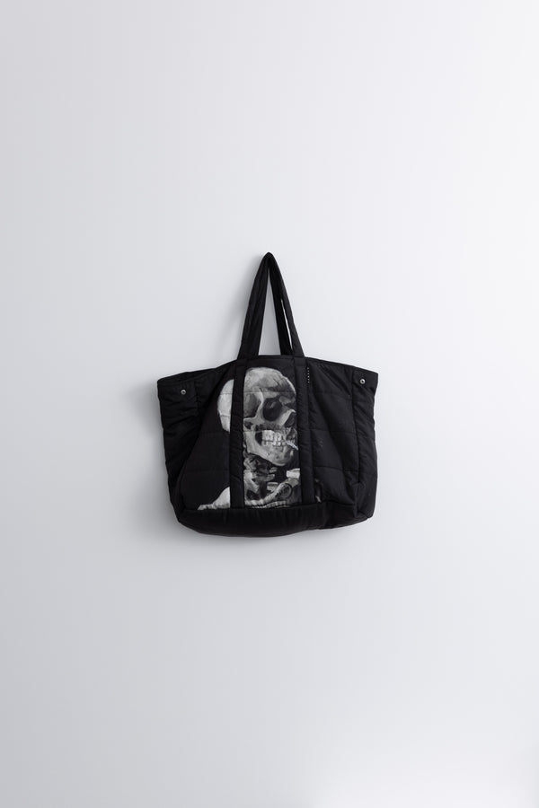 Stampd Skeleton Oversized Puffer Tote Skeleton Print