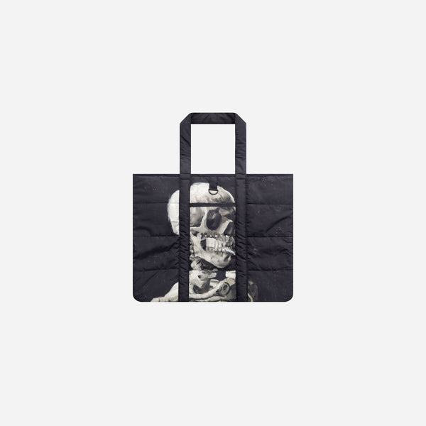stampd Skeleton Oversized Puffer Tote Skeleton Print