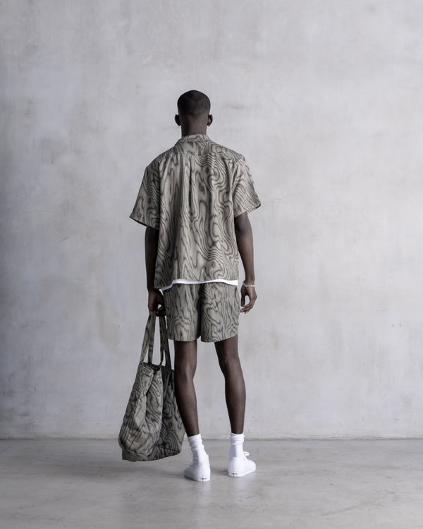 Stampd Soundproof Print Camp Collar Soundproof Print