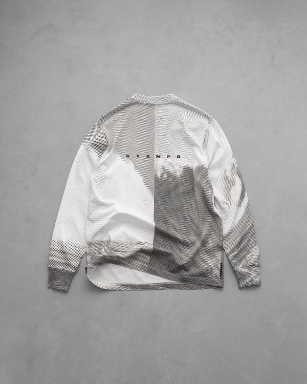 Stampd Black Wave LS Relaxed Tee Black Wave Print