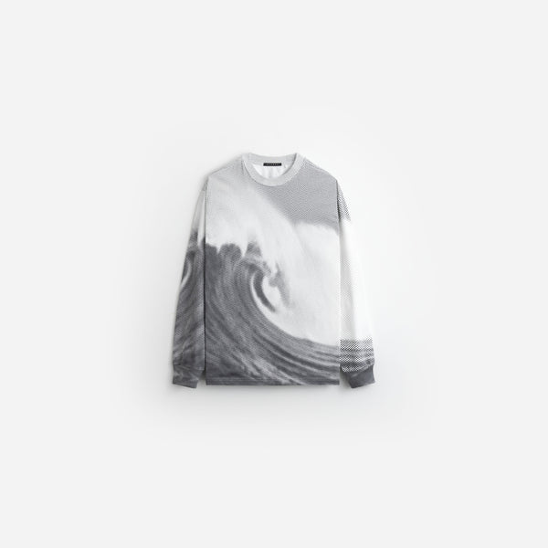 stampd Black Wave LS Relaxed Tee Black Wave Print