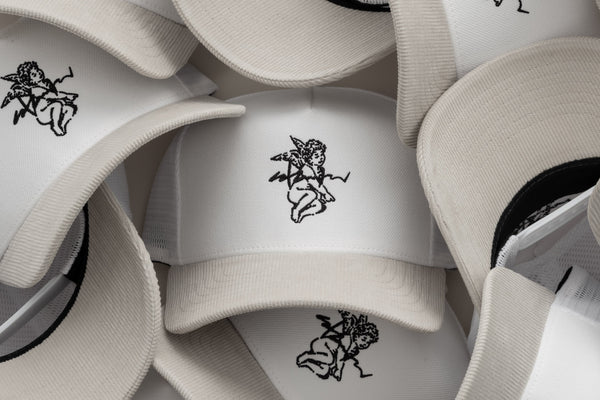 Stampd Cherub Structured Trucker White Stone