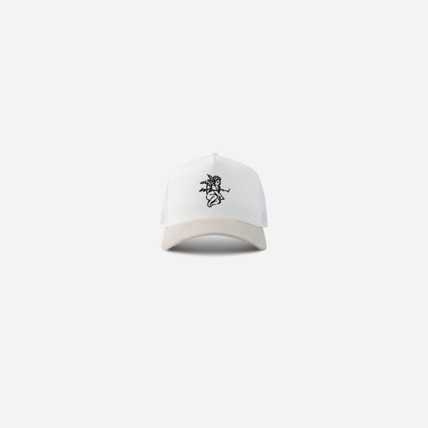 stampd Cherub Structured Trucker White Stone