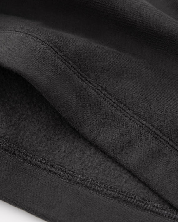 Stampd Cropped Fleece Crewneck Charcoal