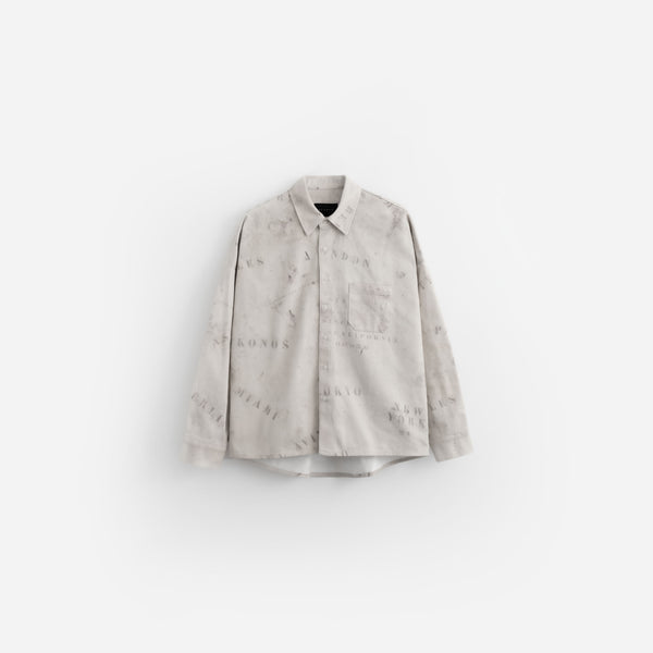 stampd Duffle Print Buttondown Duffle Print