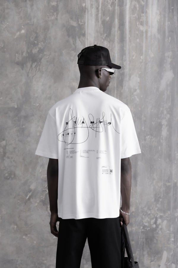 Stampd F24 Sound System Relaxed Tee White