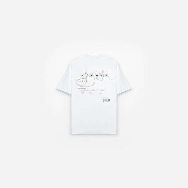 Stampd F24 Sound System Relaxed Tee White