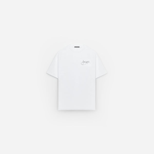 stampd F24 Sound System Relaxed Tee White