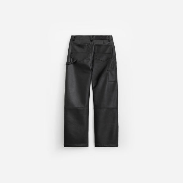 Stampd Faux Leather Carpenter Pant Black