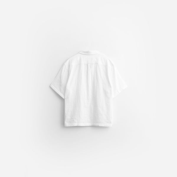Stampd Hook And Eye Front SS Buttondown White