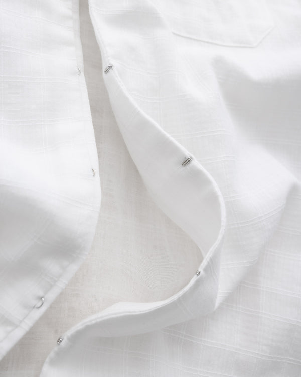 Stampd Hook And Eye Front SS Buttondown White