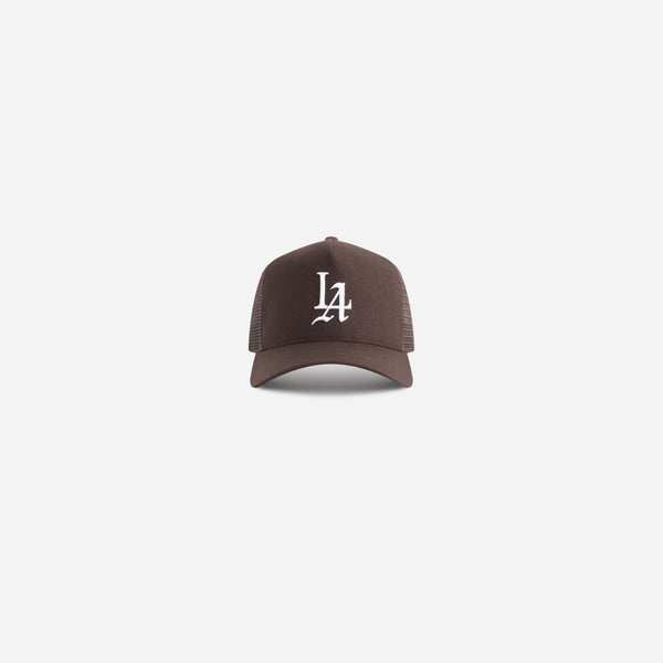 stampd LA 001 Structured Trucker Brown