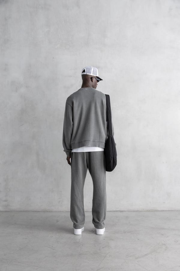 Stampd LA Crewneck - Snow Washed Vintage Grey