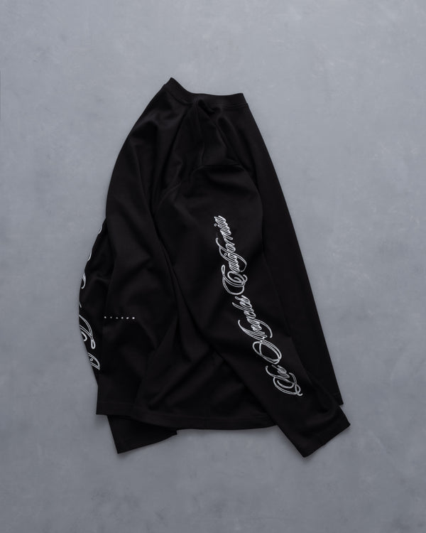 Stampd LA Cursive LS Relaxed Tee Black