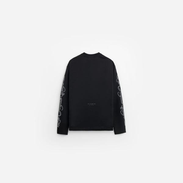 Stampd LA Cursive LS Relaxed Tee Black