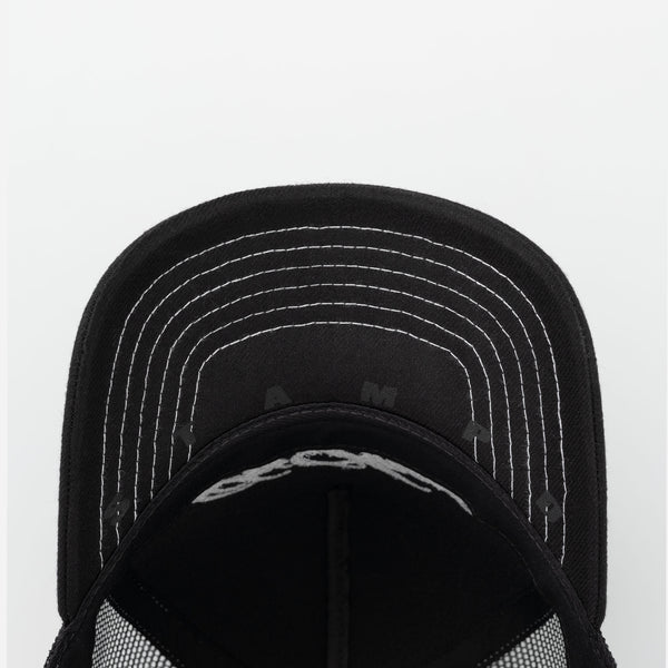 Stampd LA Script Trucker Black