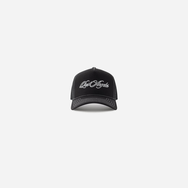 stampd LA Script Trucker Black