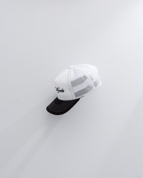 Stampd LA Script Trucker White