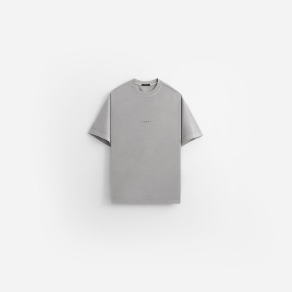 stampd Stampd LA Stack Logo Relaxed Tee - Vintage Washed Fog Heather Grey