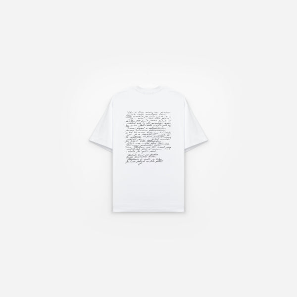 Stampd Letter Relaxed Tee Dust White