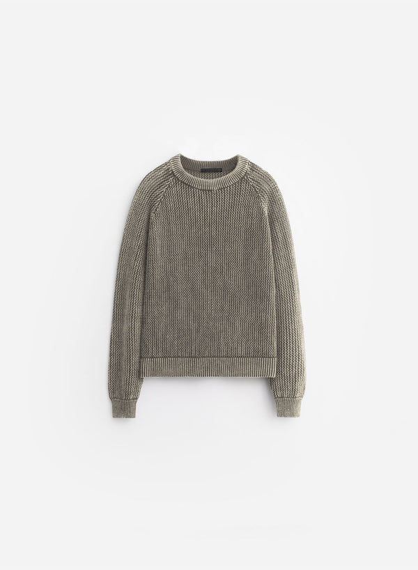 stampd Loose Gauge Crewneck Olive