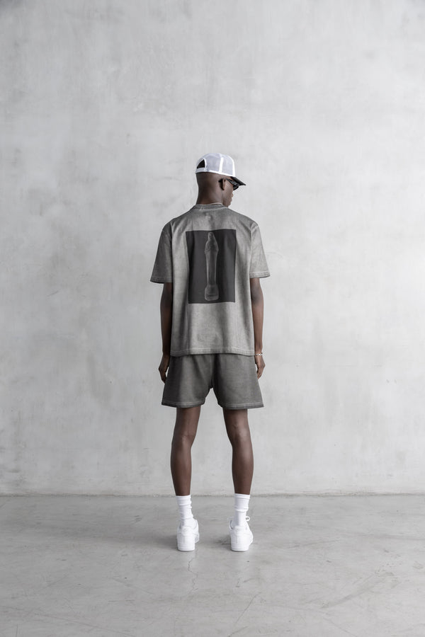 Stampd Madonna Relaxed Tee - Oil Washed Storm Grey