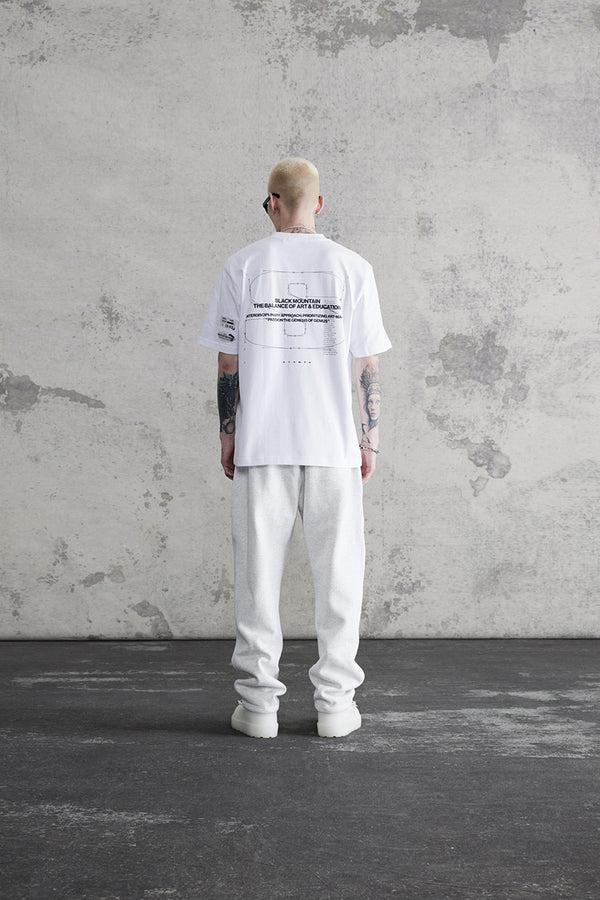 Stampd Mountain Transit Relaxed Tee White