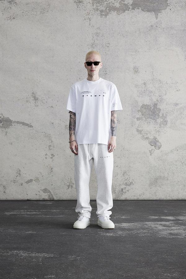 Stampd Mountain Transit Relaxed Tee White