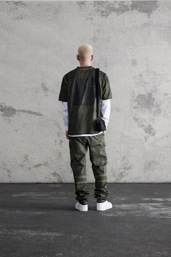 Stampd Oil Washed Cargo Pant Army