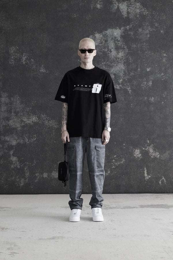 Stampd Oil Washed Cargo Pant Black