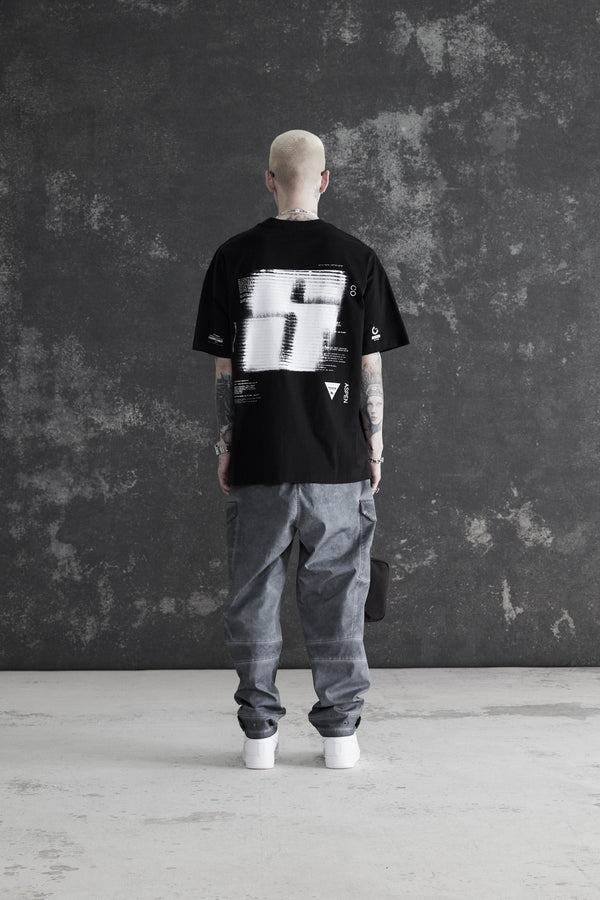 Stampd Oil Washed Cargo Pant Black