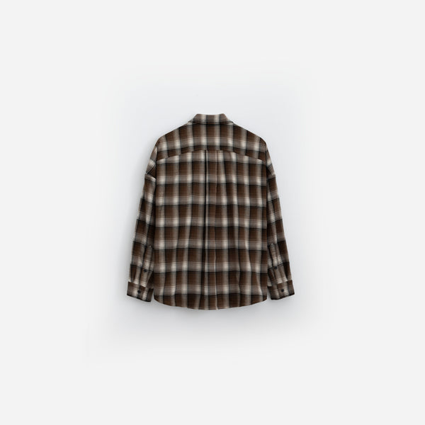 Stampd Oversized Plaid Buttondown Earth Plaid