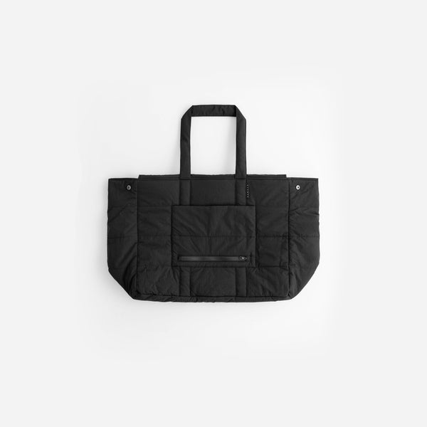 Stampd Oversized Zip Puffer Tote Black